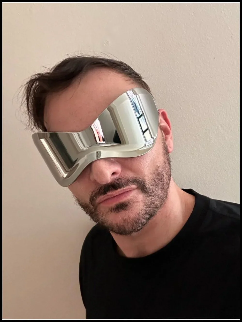 Futuristic Oversized Y2K Wrap Around Shield Sunglasses UV Protection